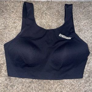 Black gymshark bra